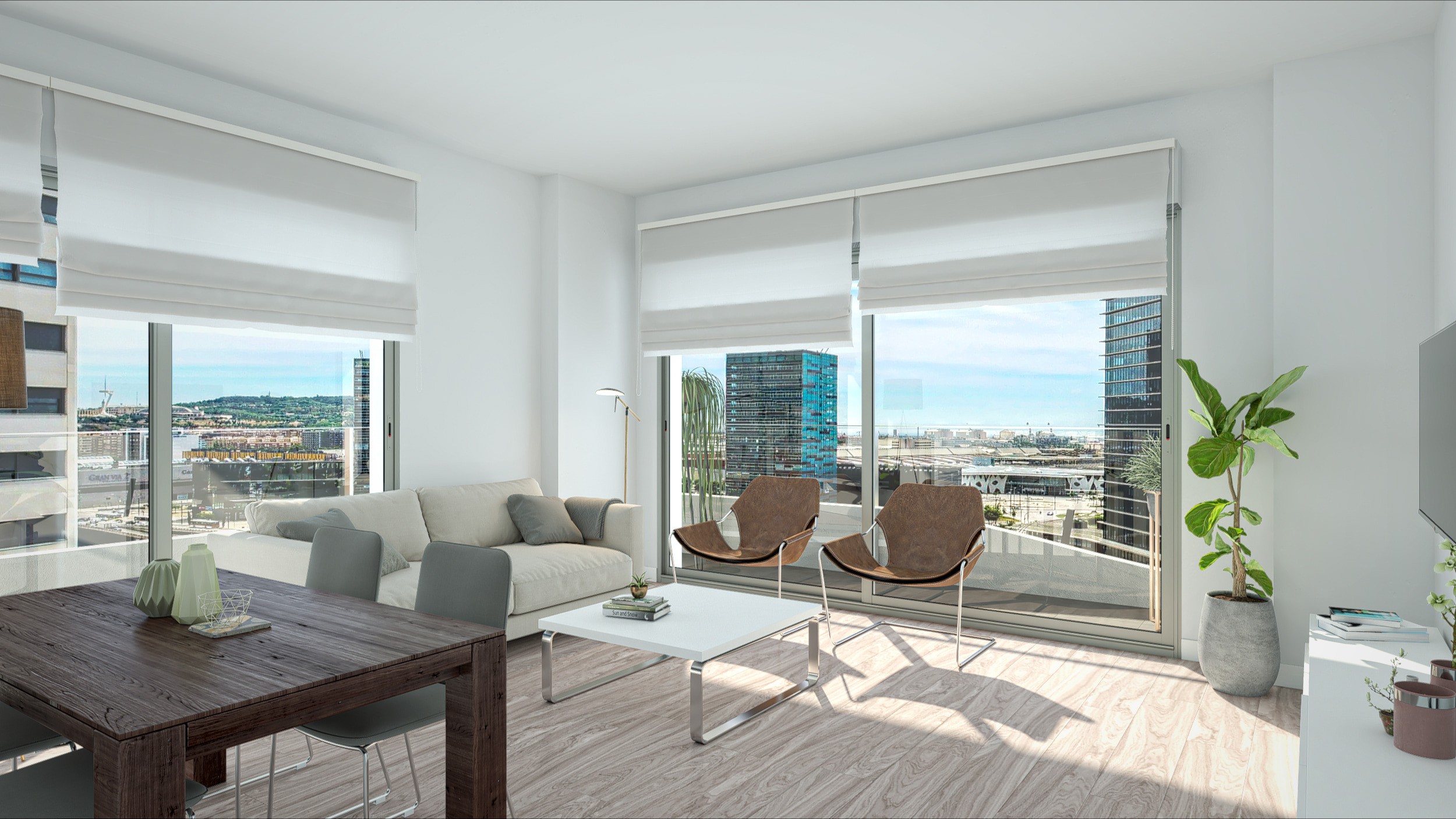 2BR High-Floor Apartment – Neinor Homes — Plaza Europa 38 Homes